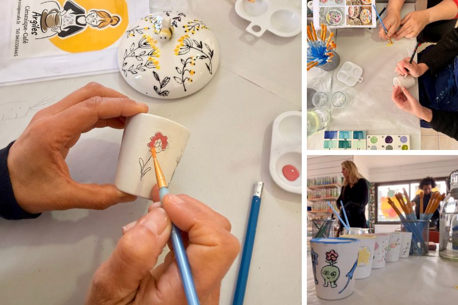 creation peinture ceramique