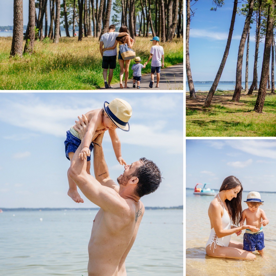 On se détend au lac en famille