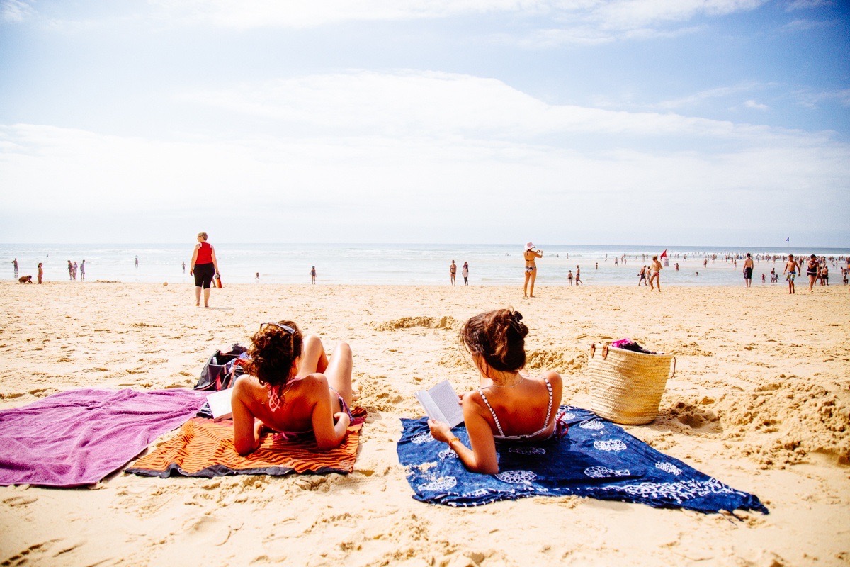 La plage océane de Biscarrosse