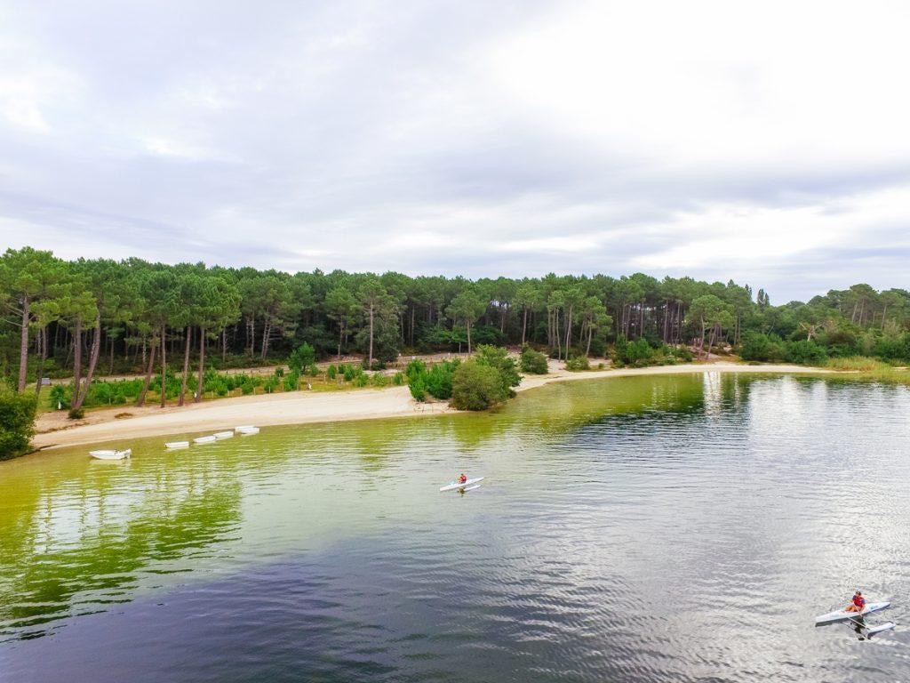 Stand Up Paddle sur le lac de sanguinet