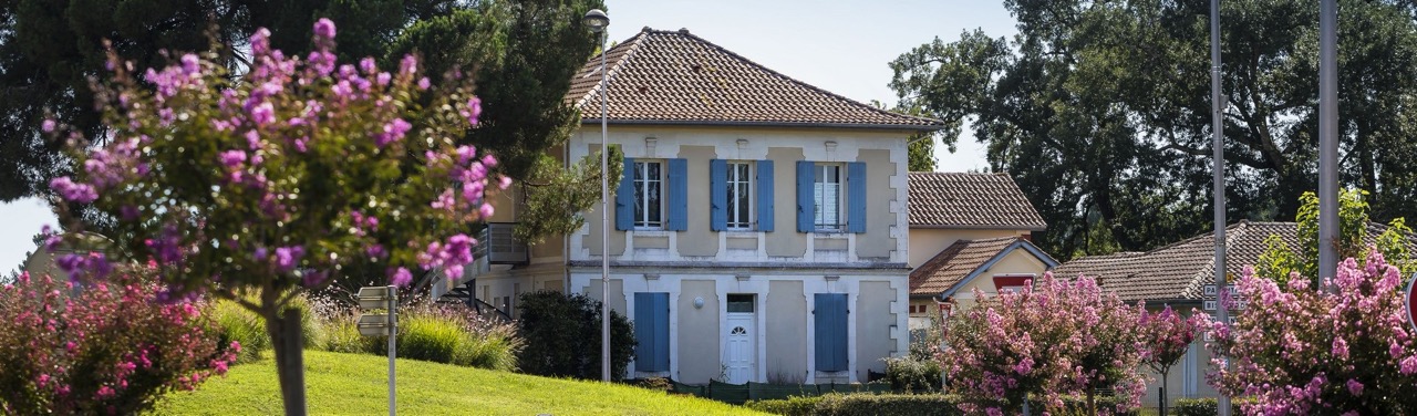 La ville d'Ychoux dans les Landes