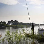 Pêche sur le lac de biscarrosse