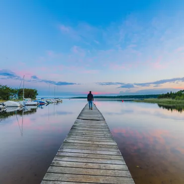 Der See von Sanguinet