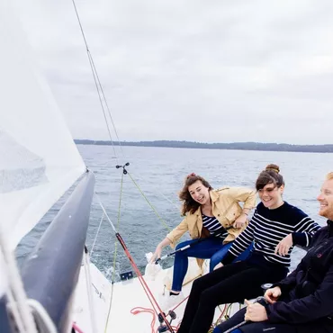 On a mis les voiles avec Quentin Vlamynck : THE skipper local