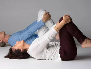 Allongés sur le dos