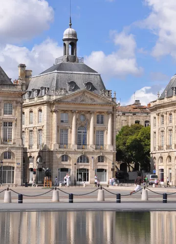 Place de la Bourse à Bordeaux