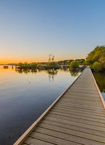 Le lac de Parentis en Born