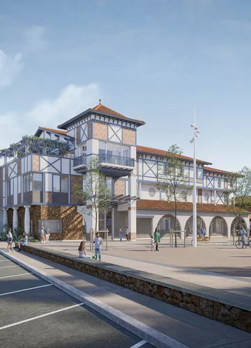 Place du Marché 2 à Sanguinet 3D