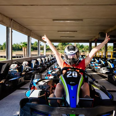 Karting dans les Landes Session kart pour les enfants à Biscarrosse