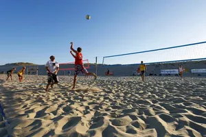 beach volley bisca plage