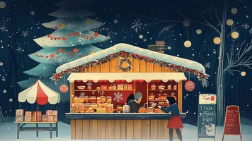 Marché de Noël à la brasserie La Gang